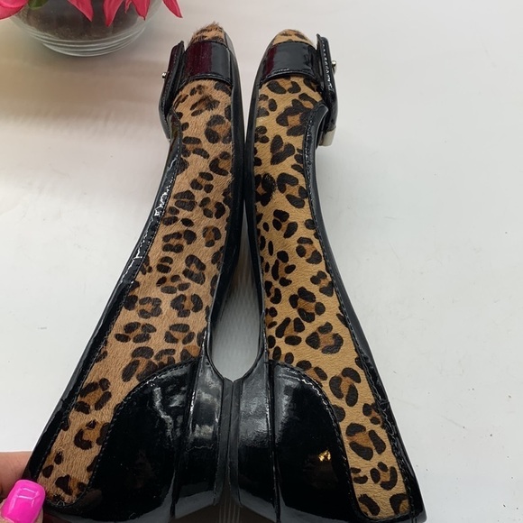 Franco Sarto L-cord Cow Hair Leopard Flats Sz 7.5. BFL0591A - Picture 6 of 8